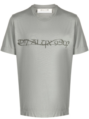 

Logo-print cotton T-shirt, 1017 ALYX 9SM Logo-print cotton T-shirt