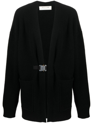 

Buckle-detail ribbed cardigan, 1017 ALYX 9SM Buckle-detail ribbed cardigan