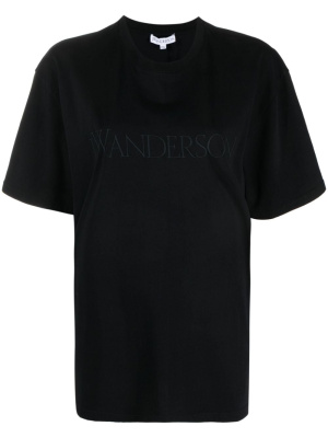 

Logo-embroidered cotton T-shirt, JW Anderson Logo-embroidered cotton T-shirt
