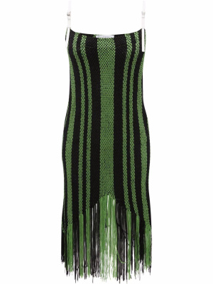 

Fringe-detail camisole dress, JW Anderson Fringe-detail camisole dress