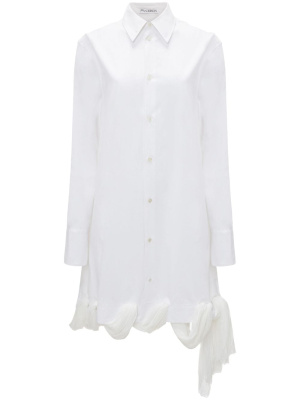 

Loop-hem shirt dress, JW Anderson Loop-hem shirt dress