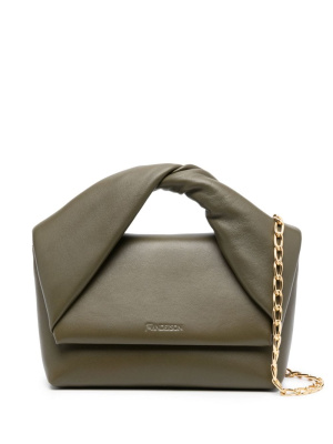 

Twister leather tote bag, JW Anderson Twister leather tote bag