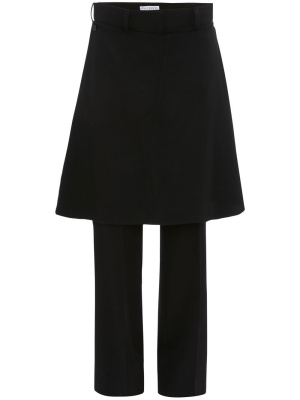 

Layered skirt-design trousers, JW Anderson Layered skirt-design trousers