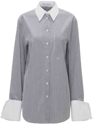 

Stripe-print cotton shirt, JW Anderson Stripe-print cotton shirt
