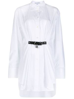 

Buckled-strap poplin shirt, JW Anderson Buckled-strap poplin shirt