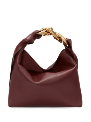 

Small-chain leather tote bag, JW Anderson Small-chain leather tote bag