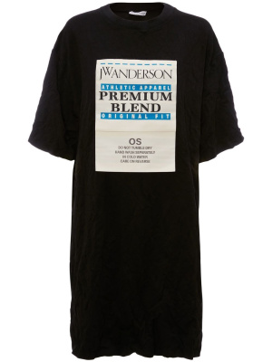 

Care Label T-shirt dress, JW Anderson Care Label T-shirt dress