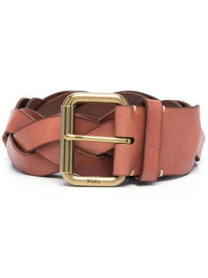 

Braided buckle belt, Polo Ralph Lauren Braided buckle belt