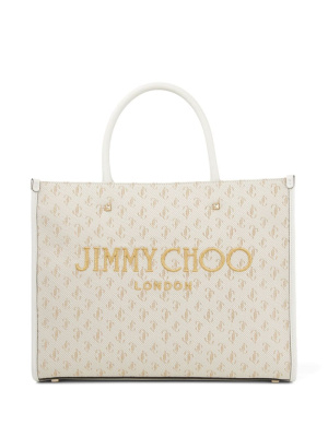 

Medium Avenue jacquard tote bag, Jimmy Choo Medium Avenue jacquard tote bag