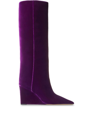 

Blake 85mm velvet boots, Jimmy Choo Blake 85mm velvet boots