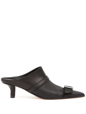 

Pointed leather mules, MM6 Maison Margiela Pointed leather mules