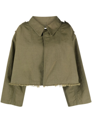 

Boxy-fit cropped jacket, MM6 Maison Margiela Boxy-fit cropped jacket