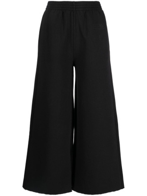 

Logo-embroidered cotton trousers, MM6 Maison Margiela Logo-embroidered cotton trousers