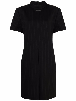 

Pinstripe T-shirt midi dress, MM6 Maison Margiela Pinstripe T-shirt midi dress