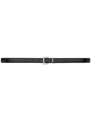 

Cassandre thin leather belt, Saint Laurent Cassandre thin leather belt