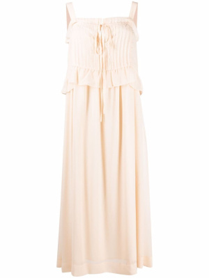 

Ruffled-detail maxi dress, See by Chloé Ruffled-detail maxi dress