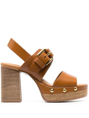 

Platform buckled sandals, See by Chloé Platform buckled sandals