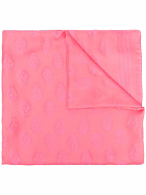 

Skull-print scarf, Alexander McQueen Skull-print scarf