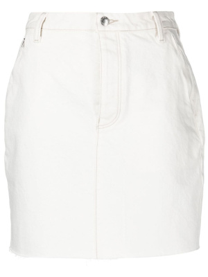 

High-waist denim mini skirt, Alexander Wang High-waist denim mini skirt