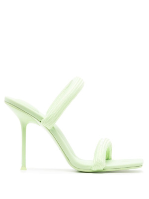 

110mm padded-strap sandals, Alexander Wang 110mm padded-strap sandals