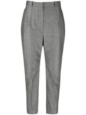 

Wool-mohair cigarette trousers, Alexander McQueen Wool-mohair cigarette trousers