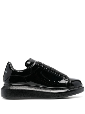 

Patent-leather low-top sneakers, Alexander McQueen Patent-leather low-top sneakers