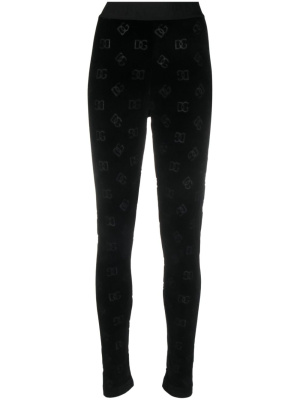 

Logo-debossed cotton leggings, Dolce & Gabbana Logo-debossed cotton leggings