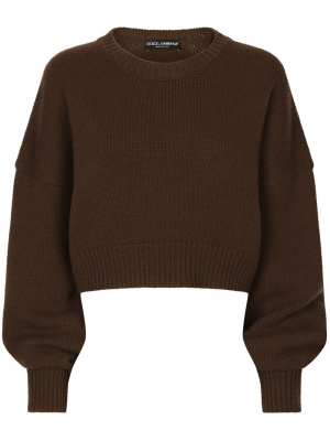 

Round-neck drop-shoulder jumper, Dolce & Gabbana Round-neck drop-shoulder jumper