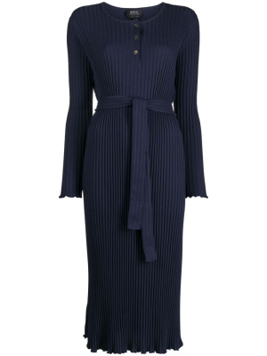 

Sandy ribbed-knit cotton dress, A.P.C. Sandy ribbed-knit cotton dress
