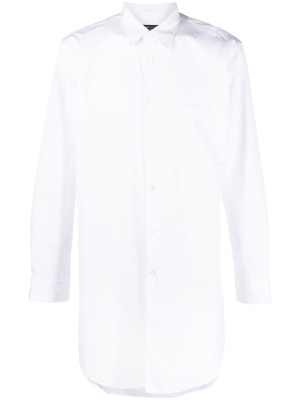 

Pointed-collar long-length cotton shirt, Comme Des Garçons Homme Plus Pointed-collar long-length cotton shirt