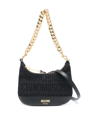 

Monogram-jacquard tote bag, Moschino Monogram-jacquard tote bag