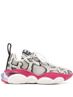 

Snake-print sneakers, Moschino Snake-print sneakers