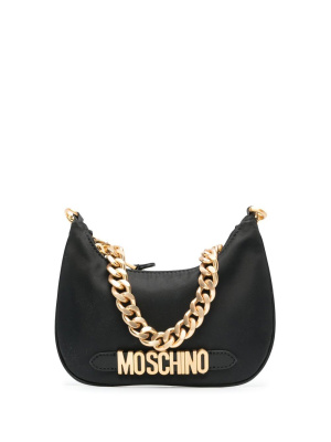 

Logo-letter shoulder bag, Moschino Logo-letter shoulder bag