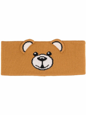 

Teddy bear-knitted hair band, Moschino Teddy bear-knitted hair band