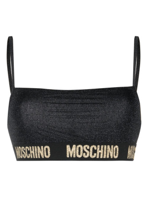 

Logo-underband bikini top, Moschino Logo-underband bikini top