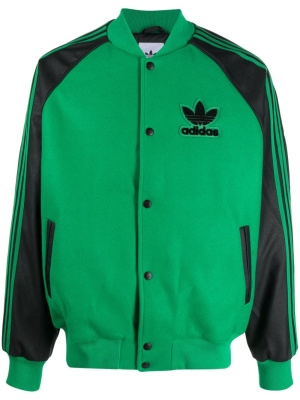 

Logo-patch bomber jacket, Adidas Logo-patch bomber jacket