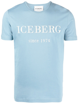 

Logo-print cotton T-shirt, Iceberg Logo-print cotton T-shirt