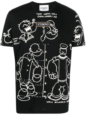 

Peanuts graphic-print T-shirt, Iceberg Peanuts graphic-print T-shirt