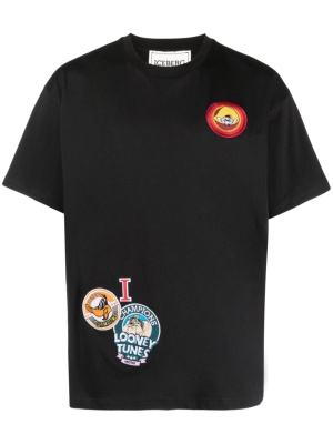

Looney Tunes cartoon-patch T-shirt, Iceberg Looney Tunes cartoon-patch T-shirt