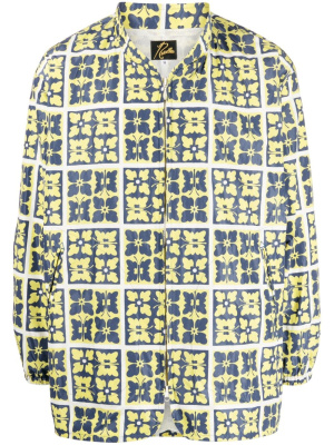 

Butterfly-print zip-up jacket, Needles Butterfly-print zip-up jacket