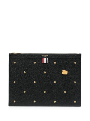 

Pebble grain leather document holder, Thom Browne Pebble grain leather document holder