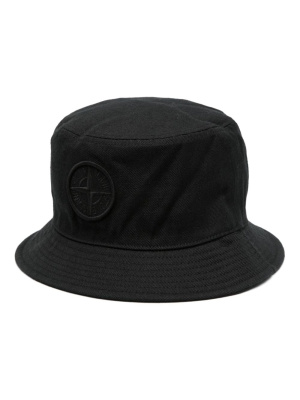 

Compass-motif cotton bucket hat, Stone Island Compass-motif cotton bucket hat