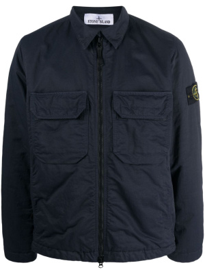 

Compass-patch shirt jacket, Stone Island Compass-patch shirt jacket