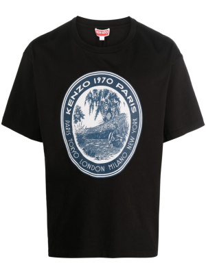 

Graphic-print cotton T-shirt, Kenzo Graphic-print cotton T-shirt