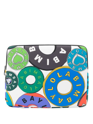 

Logo-print laptop case, Bimba y Lola Logo-print laptop case