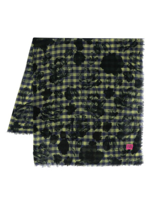 

Floral-print wool scarf, Bimba y Lola Floral-print wool scarf