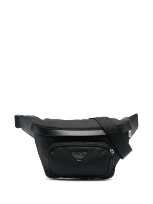 

Logo-plaque belt bag, Emporio Armani Logo-plaque belt bag