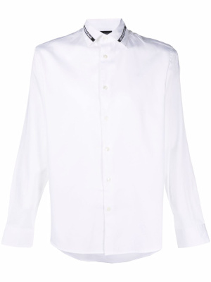

Embroidered-logo long-sleeve shirt, Emporio Armani Embroidered-logo long-sleeve shirt