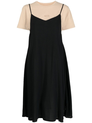 

Layered midi dress set, CHOCOOLATE Layered midi dress set