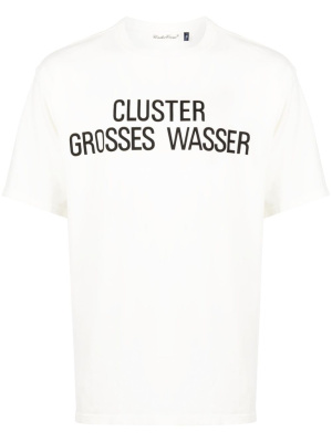 

Slogan-print cotton T-shirt, Undercover Slogan-print cotton T-shirt